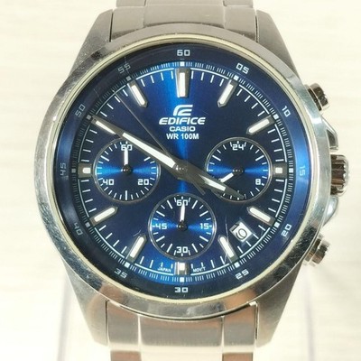 Casio Edifice EFR-527D-2A Blue Sunray Dial Chronograph 100M Men's Quartz Watch