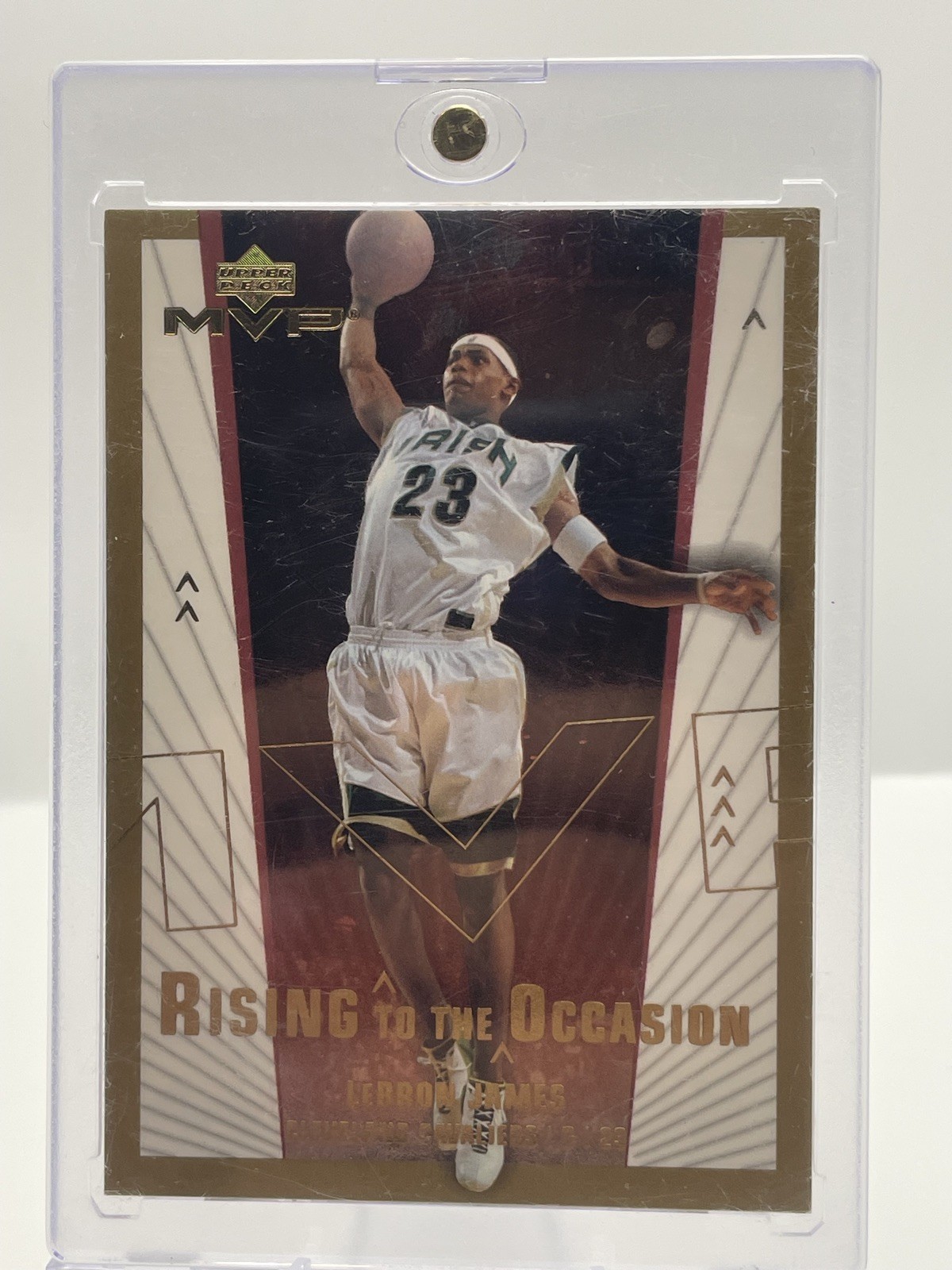 2003-04 Upper Deck MVP Rising to the Occasion LeBron James #RO2 Rookie RC