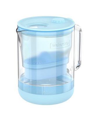 Filter Pitcher 7 Cup Alkaline Glass Blue WD-PT-72B-A Waterdrop Water