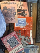 VINTAGE SHEET MUSIC  6 piece lot of mixed Sheet Music  See details