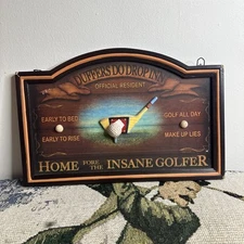 Duffers Do Drop Inn Home Fore The Insane Golfer Sign 