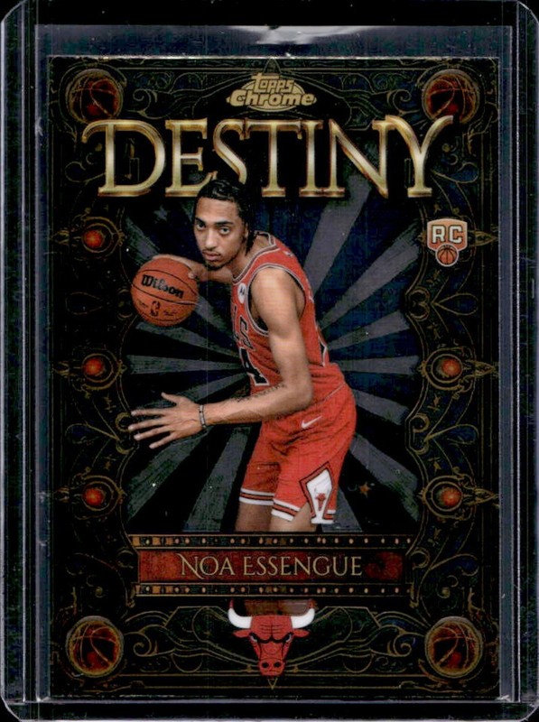 2025-26 Topps Chrome Noa Essengue Destiny RC Rookie #D-11 Bulls