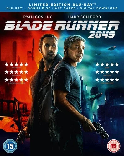 Blade Runner 2049  ( Blu-ray ) Harrison Ford, Ryan Gosling ( No slipcase )