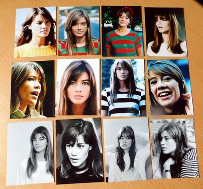 SET 12 FOTOS FRANCOISE HARDY Gesang FUJI SUPERIOR1 1X15 CM REPRODUKTIONEN