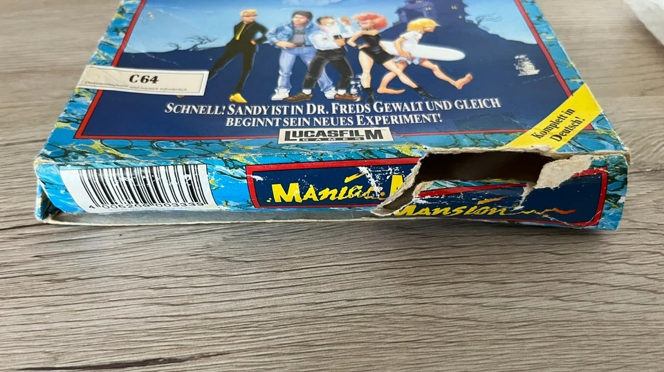 Maniac Mansion für Commodore 64 (C64) mit OVP und Anleitung - Bild 4 von 4