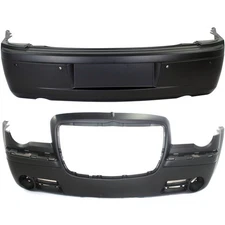 Front Rear Bumper Covers Set For 2005-2010 Chrysler 300 C