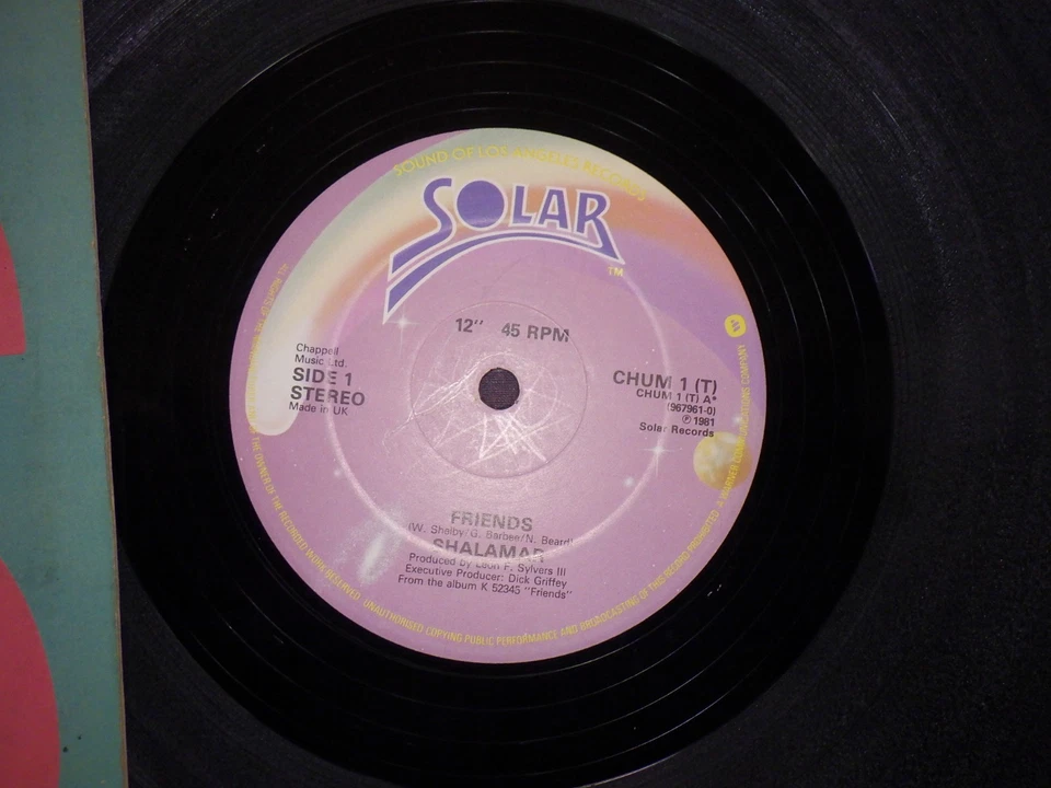 maxi funk 12" boogie Shalamar – Friends - Photo 3/4