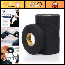 Durable Black Cloth Hockey Tape - Strong Stick Tape for Hockey, Lacrosse, Baseba