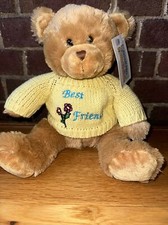 NWT Animal Alley Plush Teddy Bear Toys R Us Brown Stuffed Best Friend Sweater