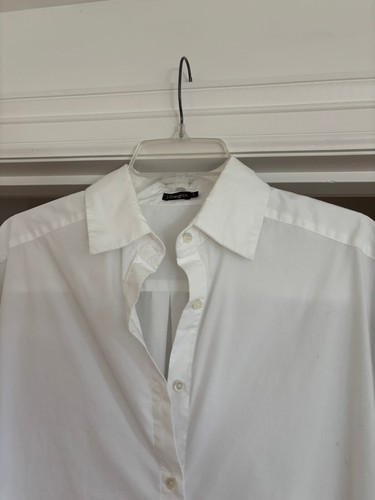 J. McLaughlin Shirt Blouse Womens S White long Sleeve - Picture 4 of 4