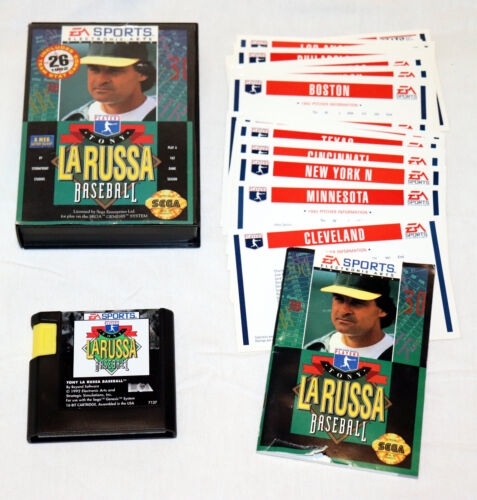 EA Sports Tony La Russa Baseball (Sega Genesis, 1993)