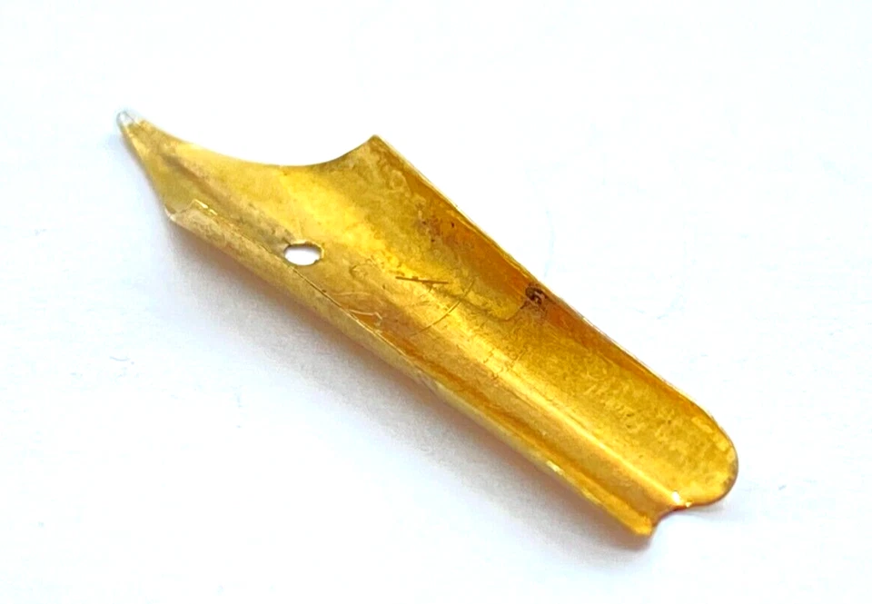 PLUMA ESTILOGRÁFICA AURORA VINTAGE NUEVA EN CAJA SOLO HECHA POR BOLIDEN GULD SUECIA 14K MEDIANA Foto 4 de 4