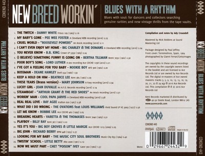 VARIOUS ARTISTS - NEW BREED WORKIN': BLUES WITH A RHYTHM NEW CD