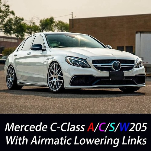 FOR MERCEDES C CLASS W205 S205 A205 C205 C350 AIR SUSPENSION LOWERING LINKS KIT - Picture 7 of 9