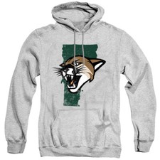 University of Vermont Adult Pullover Hoodie State Shape, Athletic Heather, S-3XL