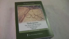 Great Courses - Shakespere: The Word and the Action DVD, guidebook