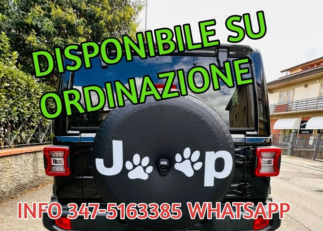 Copertura Per Ruota Di Scorta 4x4 Con Stampa Angelo – Resistente E Universale Per Jeep E Furgoni - 5