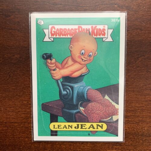 1987 Topps Garbage Pail Kids Series 10 Lean JEAN (** Variant) GPK Card 381b - Picture 1 of 2
