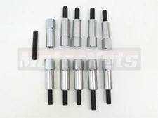 SB Chrysler & Mopar 273 318 340 360 Chrome Valve Cover Bolt Kit Studs Nuts Bolts