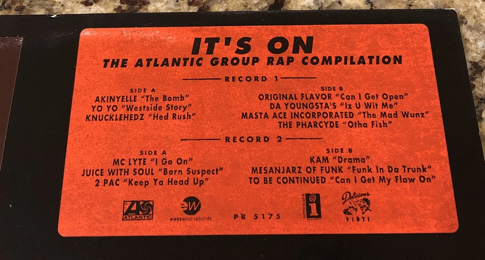 IT'S ON: THE ATLANTIC GROUP RAP COMPILATION 1993 2X VINYL LP 2PAC, YOYO. PROMO! Foto 2 de 4