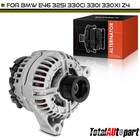 Alternator for BMW E46 325Ci 325i 325xi 330Ci E85 Z4 120A 12V CW 6-Groove Pulley