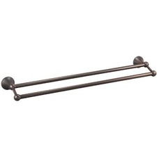 Designers Impressions Newport Series Oil Rubbed Bronze 24" Inch Double Towel Bar