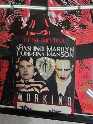 EMINEM & Marilyn Manson ポスター Marilyn Manson & Smashing Pumpkins-2015 Poster, Pass & Manson