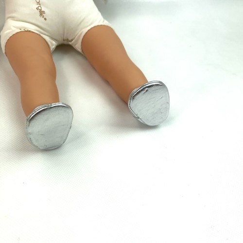 Corolle Brown Eyes Brown Hair Silver Shoes Cute Baby Girl Doll Toy 2012 - Picture 9 of 16