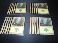 20 Basic Land #350 - SAME ART - Forest - Invasion - MP-NM - Magic MTG FTG