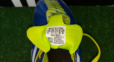 Adidas adizero F50 synthetic FG G40340 Blue boots Cleats mens