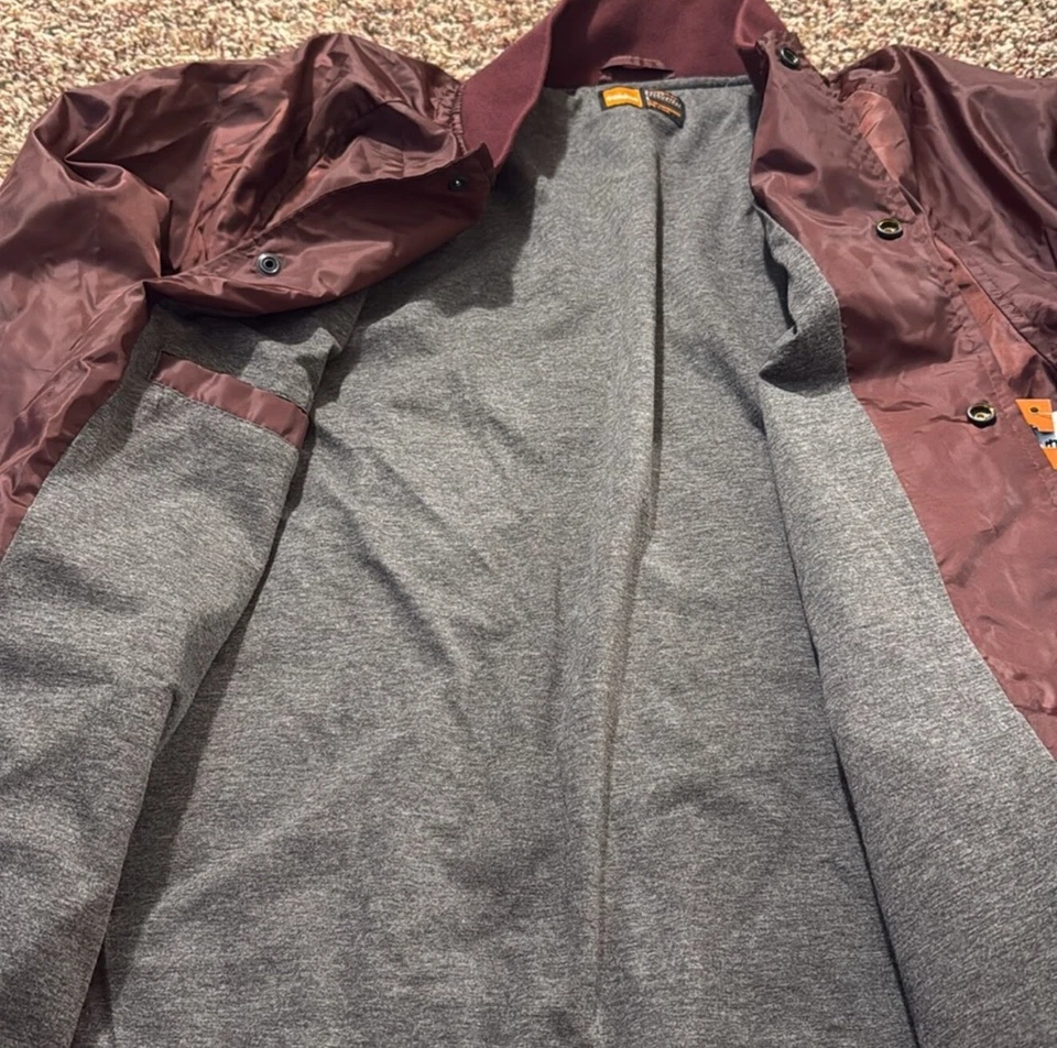 ThirtyTwo Bomber Jacket Large Burgundy BNWT Repellent technology - Image 4 of 4