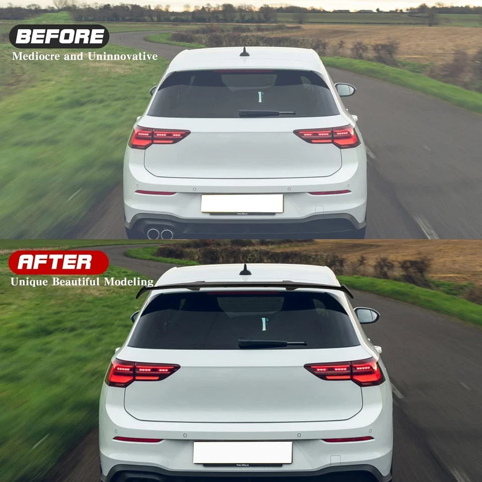 51'' Rear Trunk Window Roof Spoiler Wing Matte Black For Dodge Caravan 2001-2007 - Изображение 2 из 4