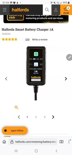 Halfords Smart car/motorbike/motorcycle 