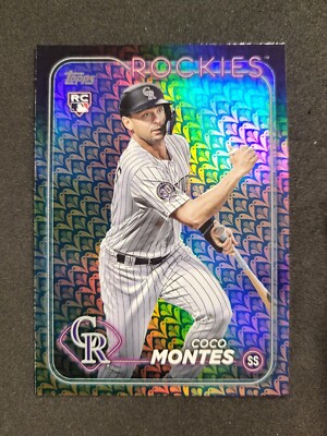 2024 Topps Series One Baseball, Coco Montes, Rookie, Colorado Rookies, # 92