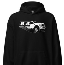 Power Stroke 6.4 Hoodie, Mens Sweatshirt, F250 Powerstroke Diesel Pullover