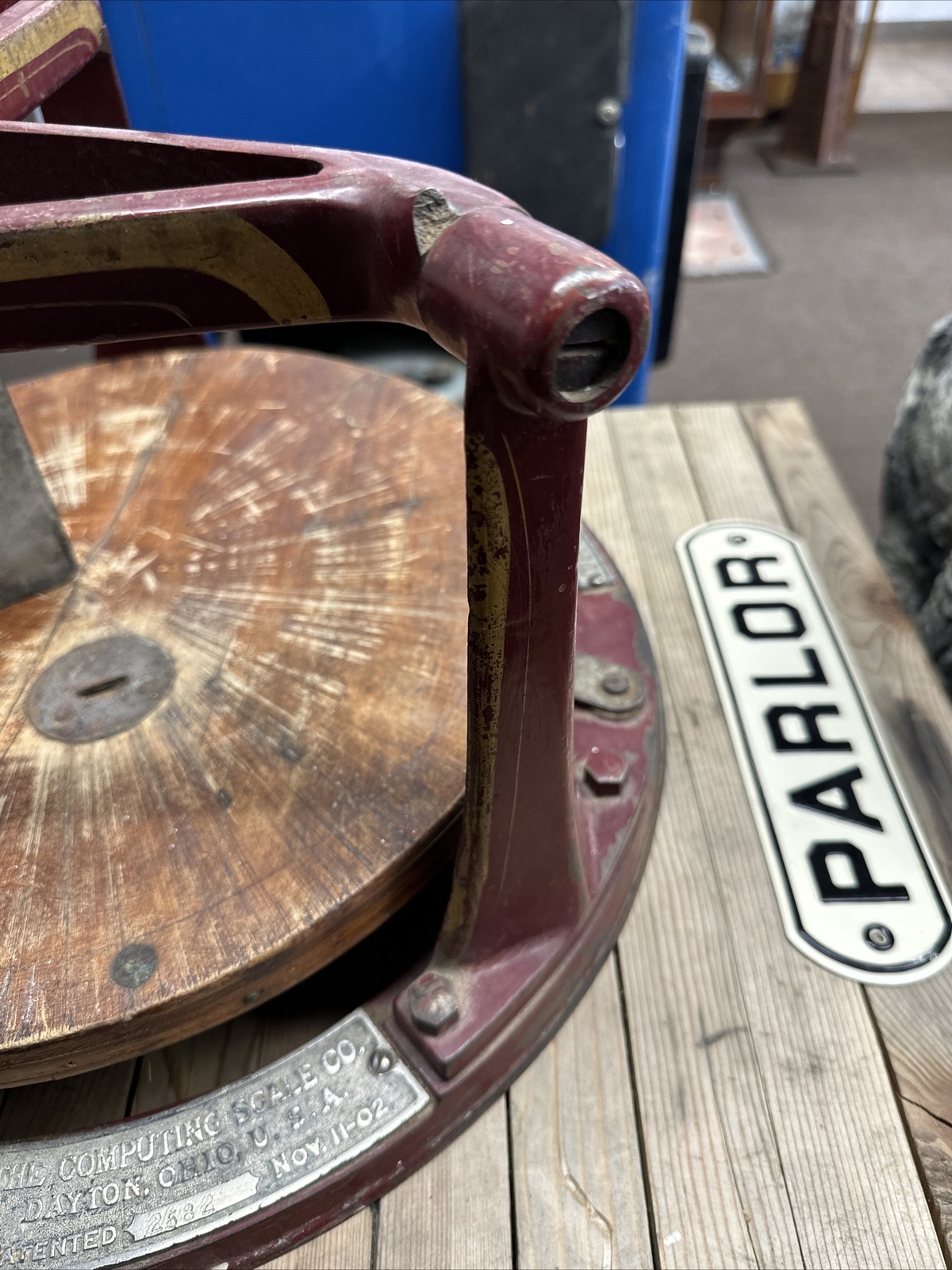 Antique Cast Iron General Store Templeton Commercial Cheese Cutter