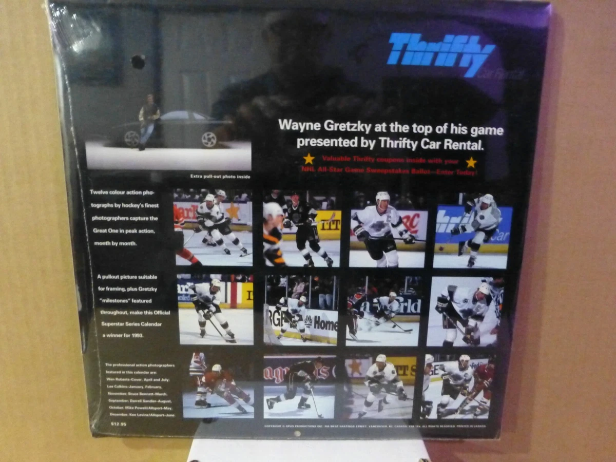 1993 Calendar Thrifty Car Rental Wayne Gretzky Sealed | eBay