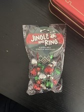 Christmas Jingle Bell Jingle Ring Sleigh Bell Stretch Bracelet