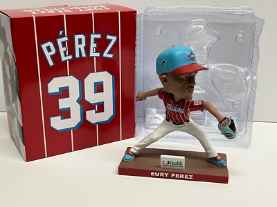 Eury Perez 2024 Miami Marlins SGA Bobble Bobblehead (NEW)