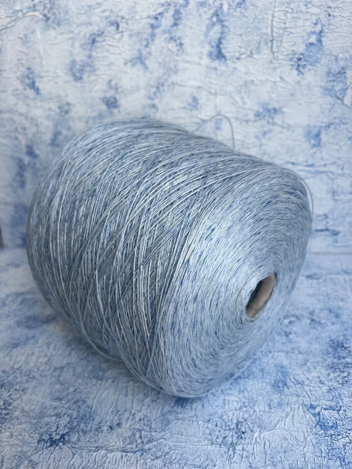 Linen fine yarn on cone 100% Linen  460m/100g (503yards/3.52oz), Per 100g/3.52oz - Image 3 of 4