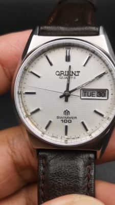 Vintage Orient Swimmer 100 men quartz watch. H569116-80CA | eBay