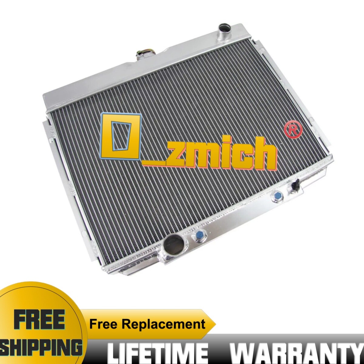 FILA Radiatore completo 3 file alluminio adatto 1968 1970 1969 Mercury Cougar 6 4L 7 0L V8