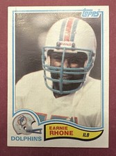 1982 Topps #135 Earnest Rhone (RC) Miami Dolphins