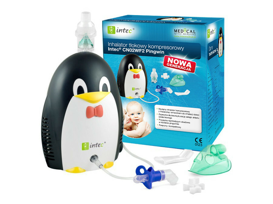 Inhalateur médical enfants et adultes Intec avec masque pédiatrique