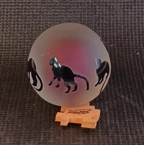 Correia Art Glass, Cats, Pink Inside, Signed And Numbered - Picture 7 of 12