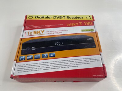 Digitaler DVB-T Receiver Tel SKY T 180 Neu