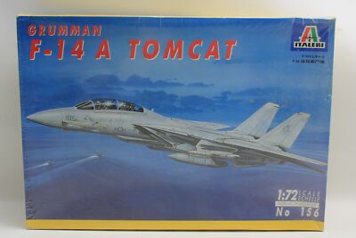 Italeri Hobby Kits F-14A Tomcat Grumman Model Kit 1:72 #156