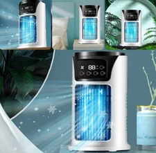 Portable Mini Air Cooler Fan 3 in 1 Ice Cold Cooling Air Conditioner Humidifier