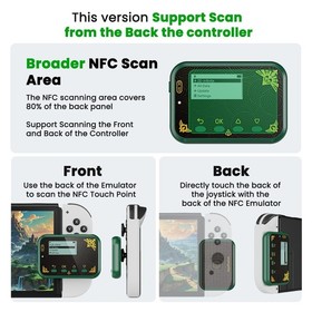 NFC Emulator for Animal Crossing, Zelda - Green