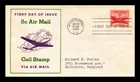 US COVER AIR MAIL 5C COIL FIRST DAY ISSUE SCOTT C37